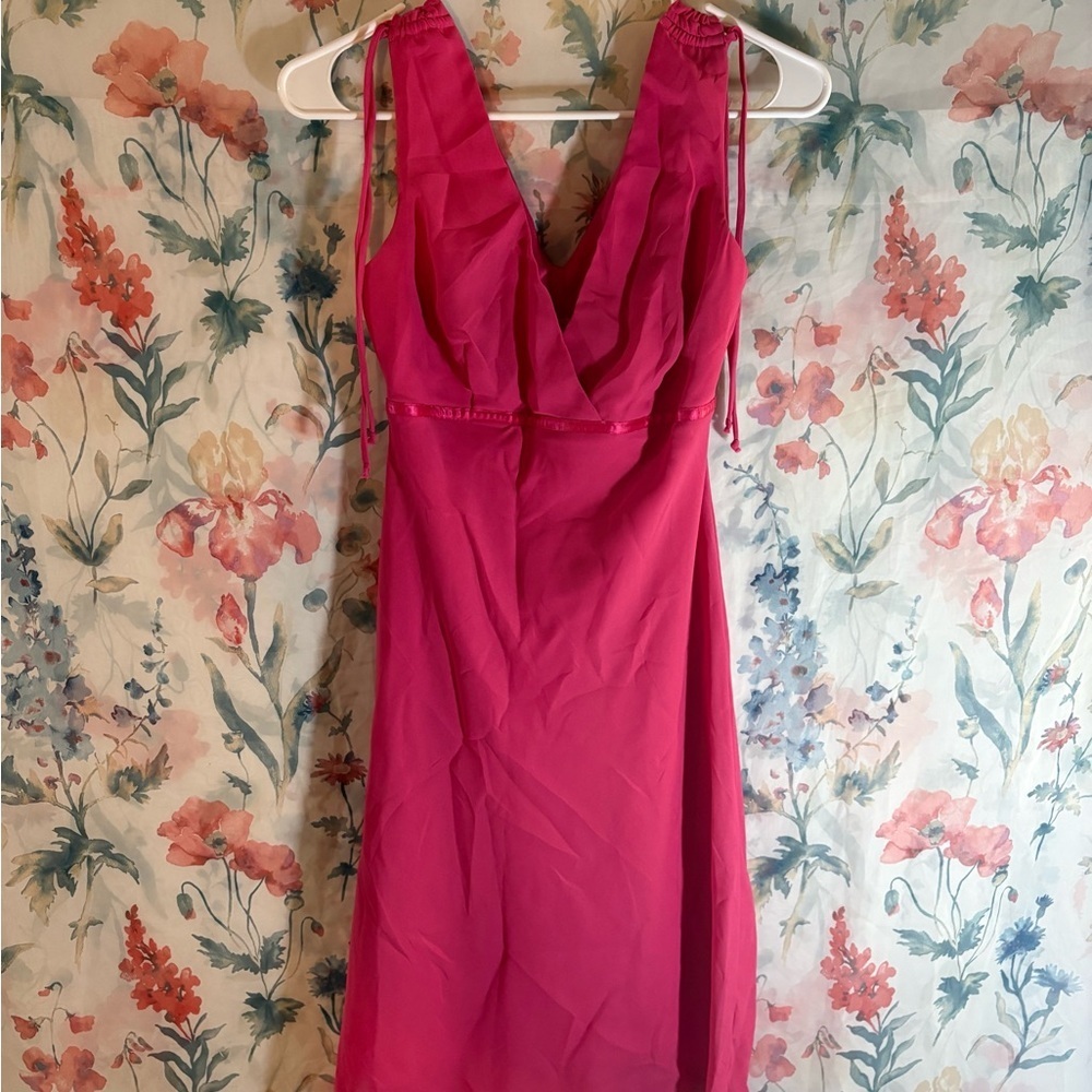 Vintage Wishes Wishes Wishes Vibrant Pink Dress
